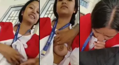 Assame College Lovers Bj and Boobs Sucking By Lover Watch