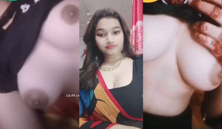 Super Sexy Cute Girl Boobs Showing to BF Watch