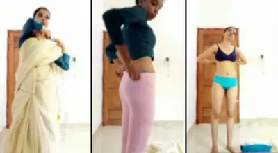 Beautiful Girl Nude Dress Change Self Recorded for Lover Watch