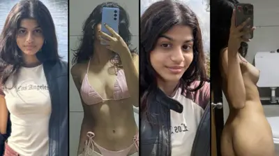 Beautiful Sexy Teen Slim Babe Showing Watch